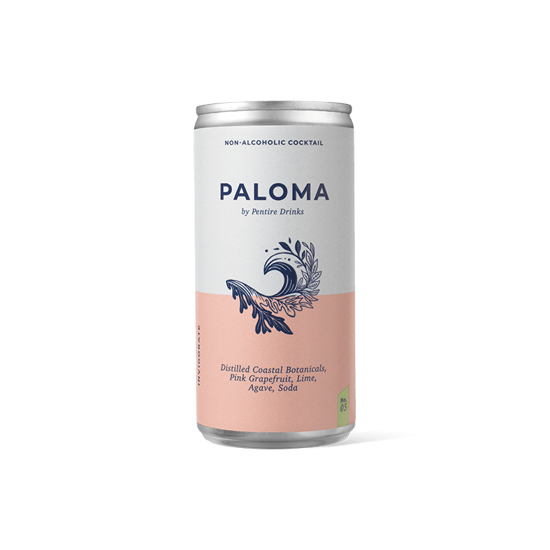 Pentire Drinks Inc. · Pentire Paloma Non - Alcoholic RTD Cocktail | socius design in Rochester, MN