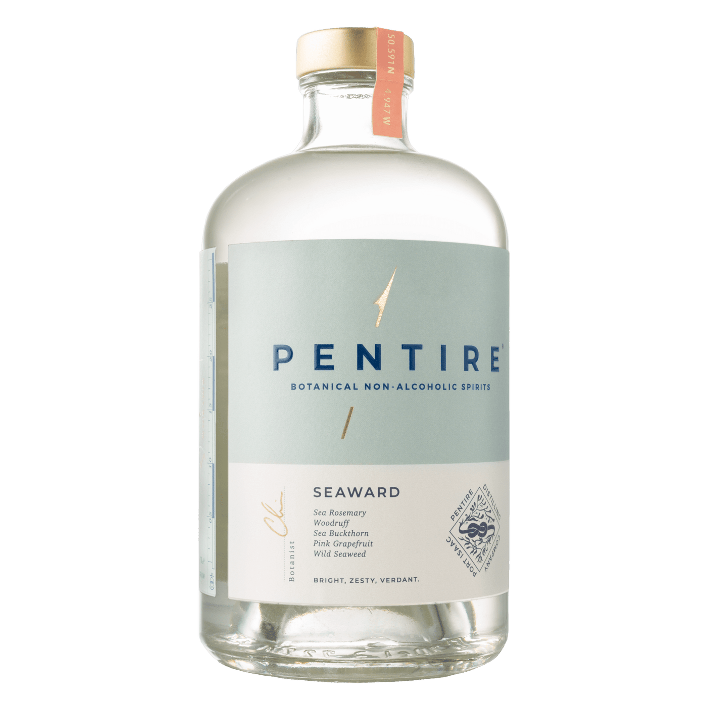 Pentire Drinks Inc. · Pentire Seaward 70cl · Non - Alcoholic Spirit | socius design in Rochester, MN