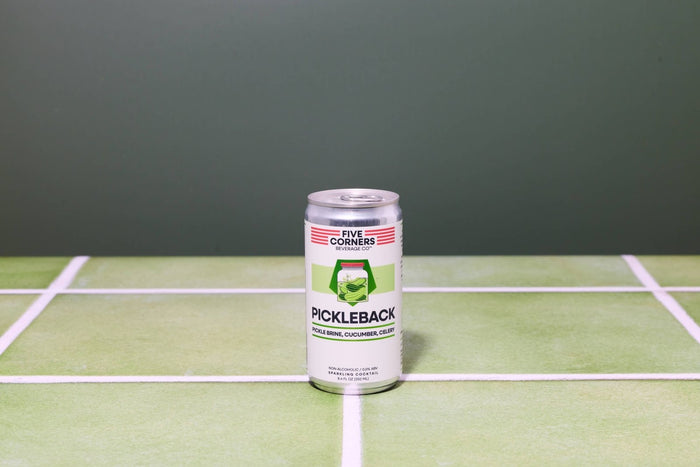 Five Corners · Pickleback · Non-Alcoholic Sparkling Cocktail | socius design in Rochester, MN