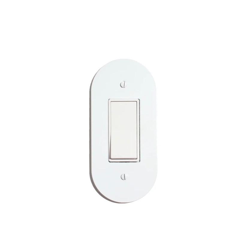 NewMade LA · Pill Rectangular Metal Wall Plate · White | socius design in Rochester, MN