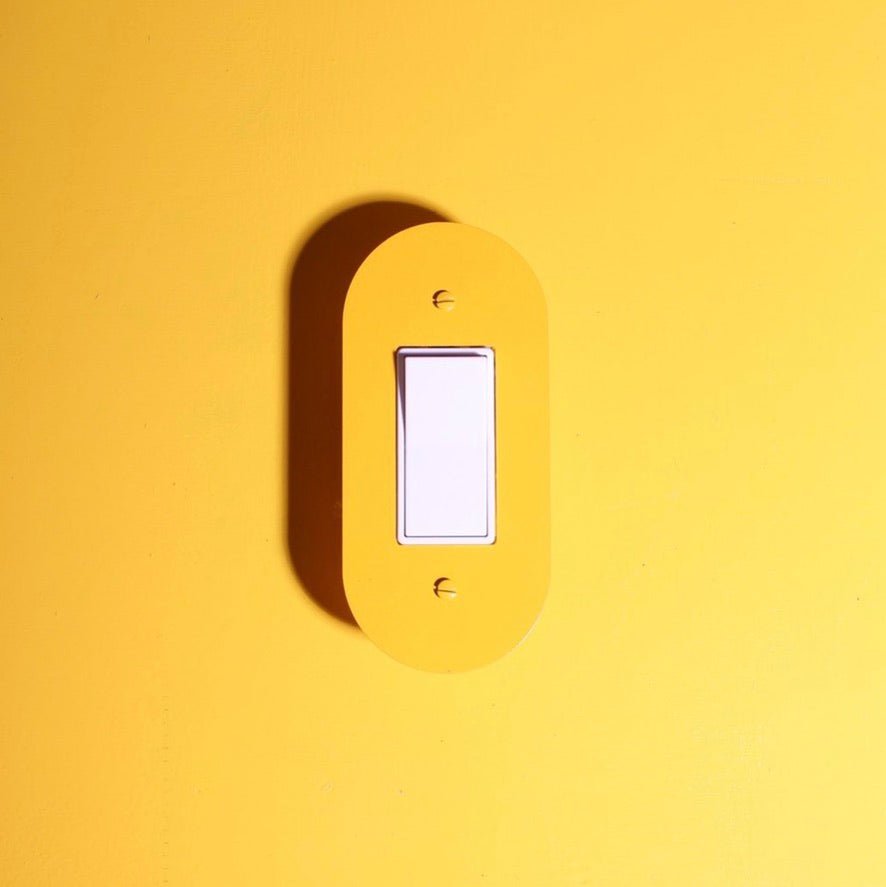 NewMade LA · Pill Rectangular Metal Wall Plate · Yellow | socius design in Rochester, MN