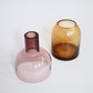 Cloudnola · Pink and Amber Blown Glass Flip Vase | socius design in Rochester, MN