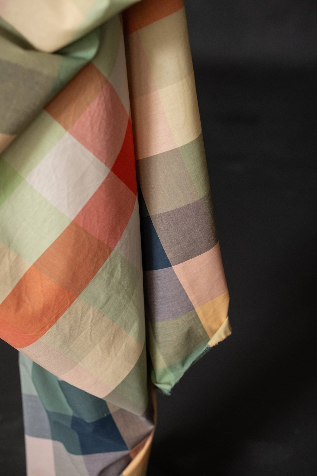 Merchant and Mills · Pixel Watercolour Cotton Check | socius design in Rochester, MN