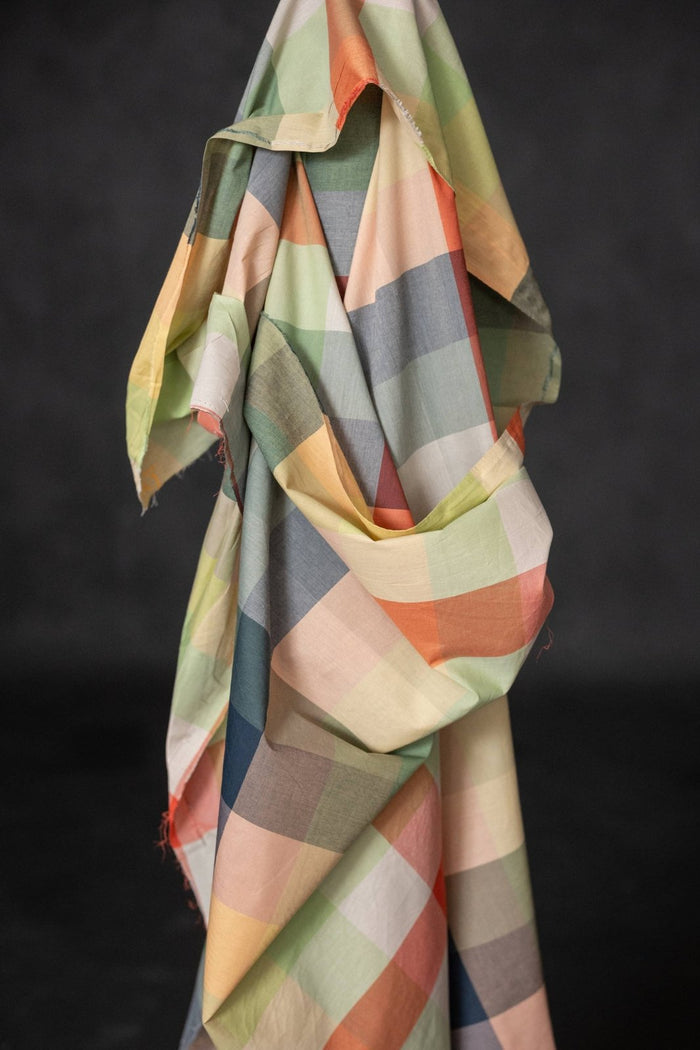 Merchant and Mills · Pixel Watercolour Cotton Check | socius design in Rochester, MN