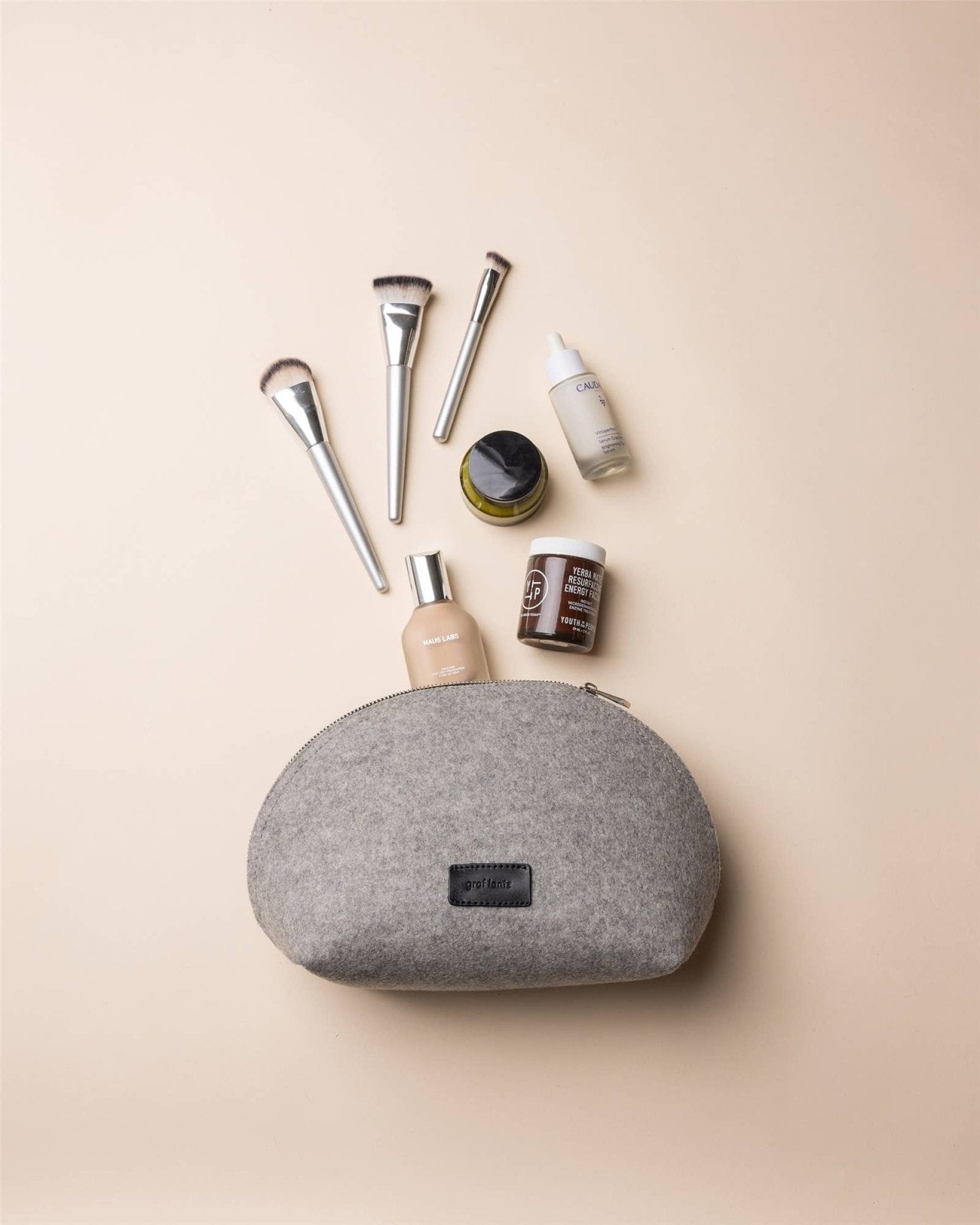 Graf Lantz · Pochi Merino Wool Large Pouch | Granite | socius design in Rochester, MN