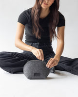 Graf Lantz · Pochi Merino Wool Medium Pouch | Charcoal | socius design in Rochester, MN
