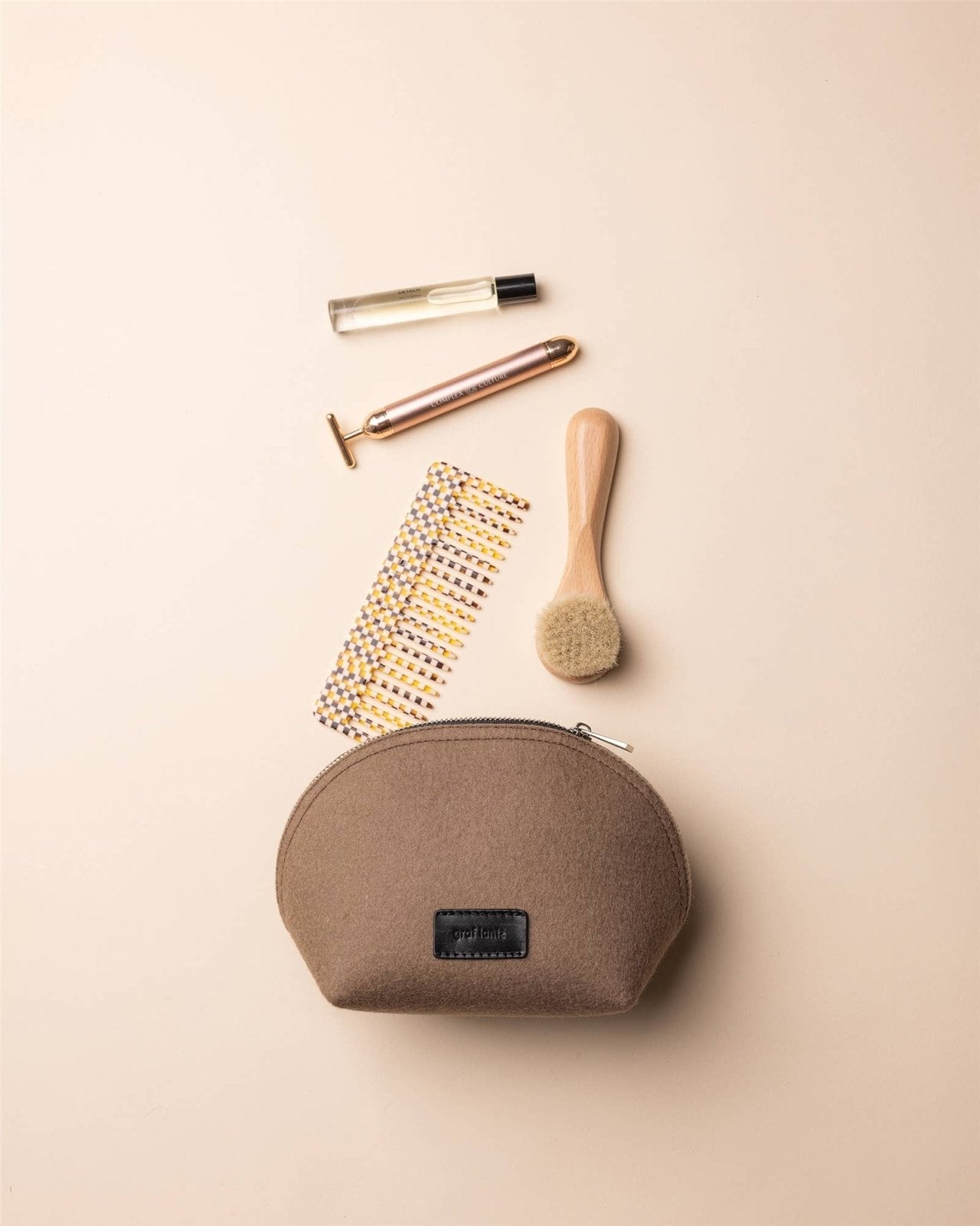 Graf Lantz · Pochi Merino Wool Medium Pouch | Cumin | socius design in Rochester, MN