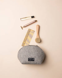 Graf Lantz · Pochi Merino Wool Medium Pouch | Granite | socius design in Rochester, MN