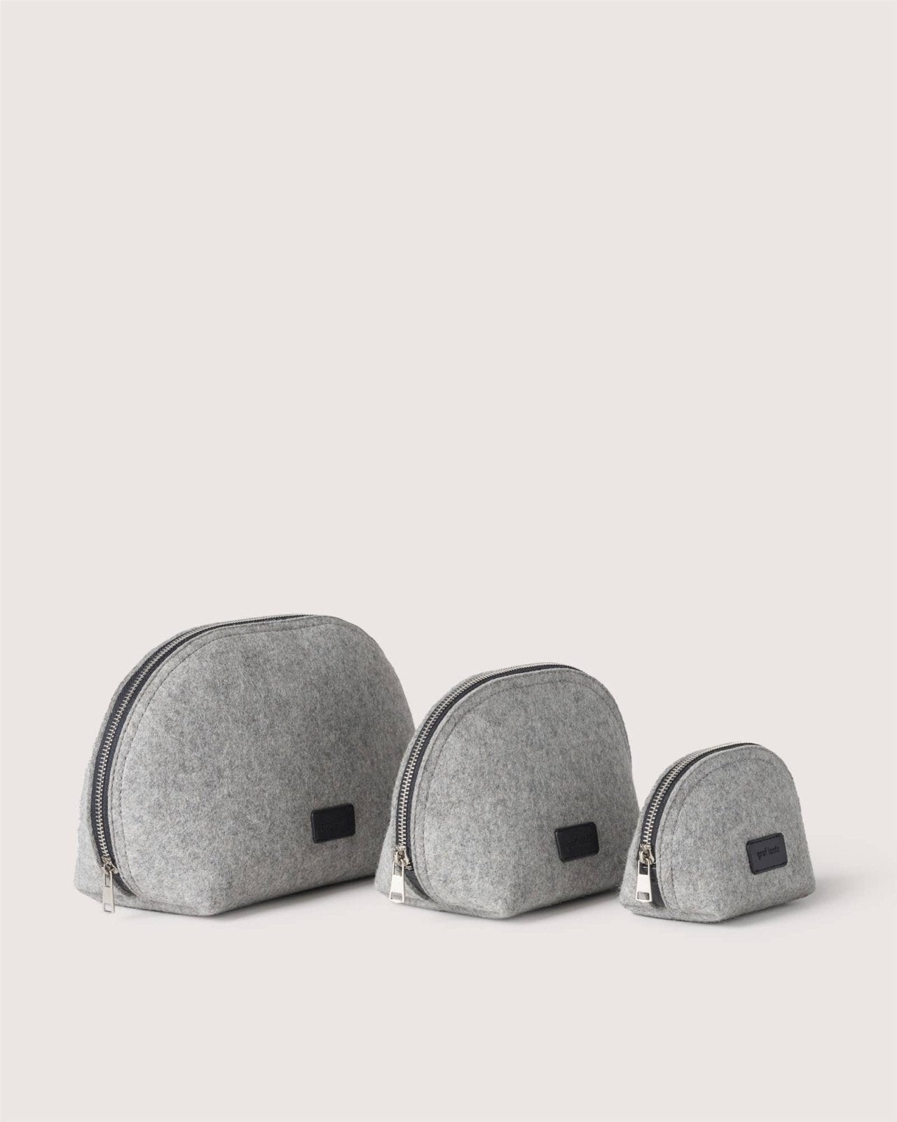 Graf Lantz · Pochi Merino Wool Pouch Set | Granite | socius design in Rochester, MN