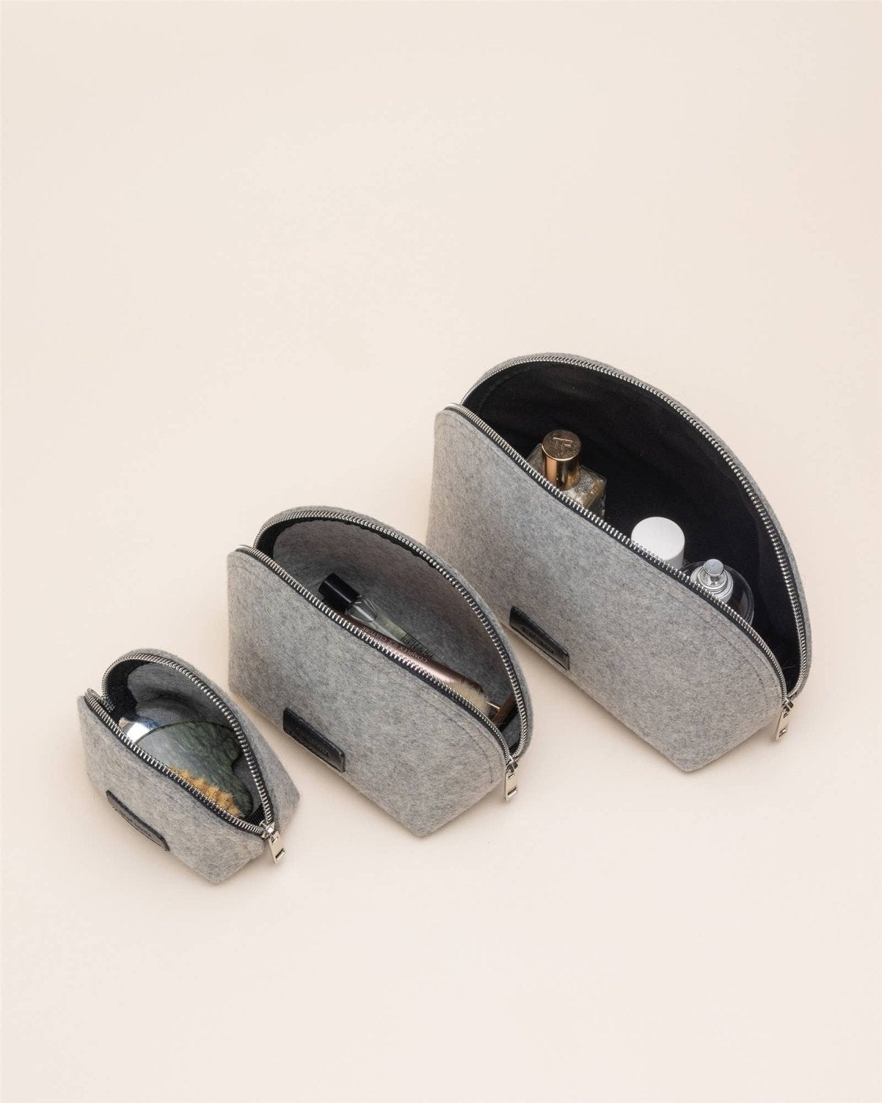 Graf Lantz · Pochi Merino Wool Pouch Set | Granite | socius design in Rochester, MN