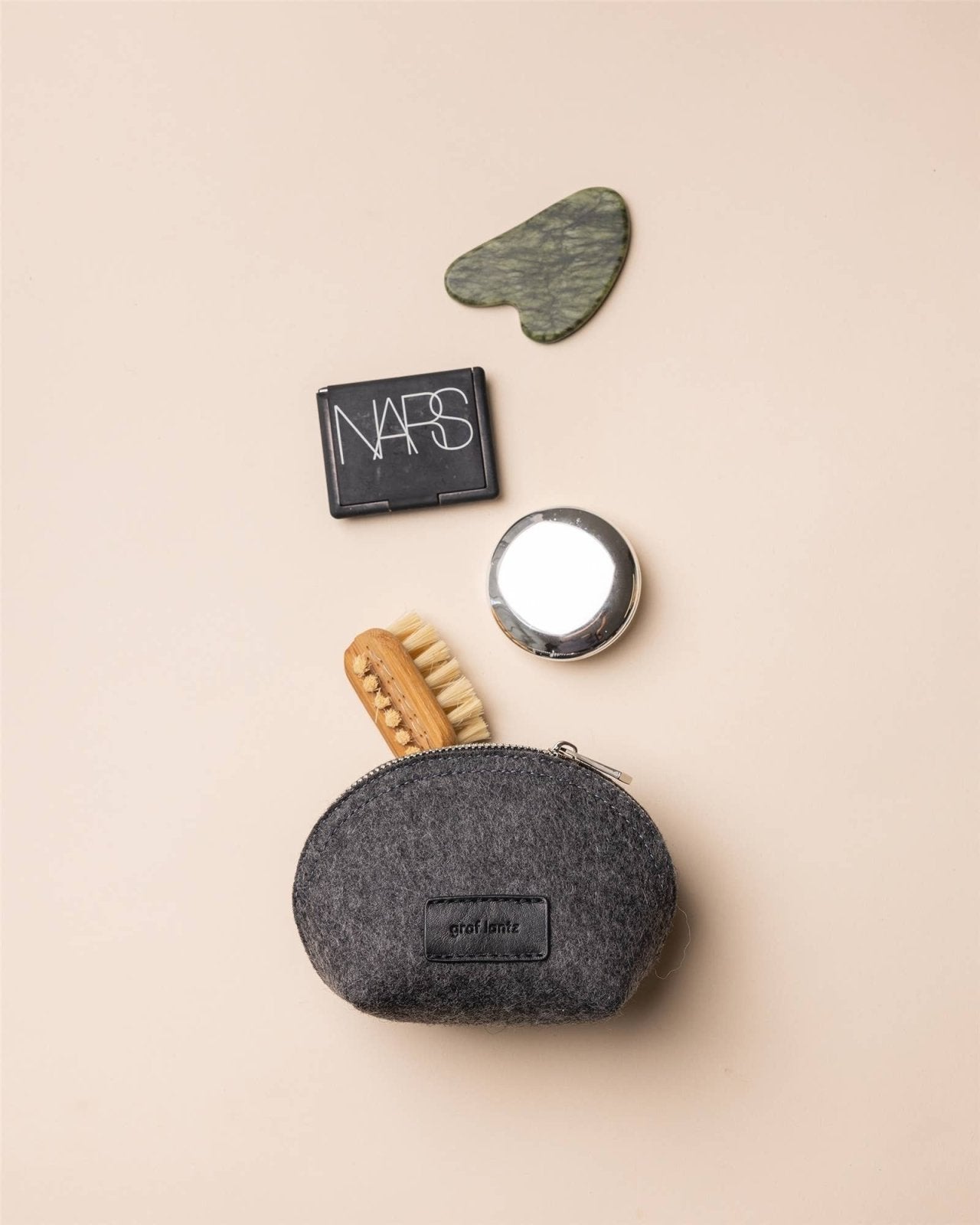 Graf Lantz · Pochi Merino Wool Small Pouch | Charcoal | socius design in Rochester, MN