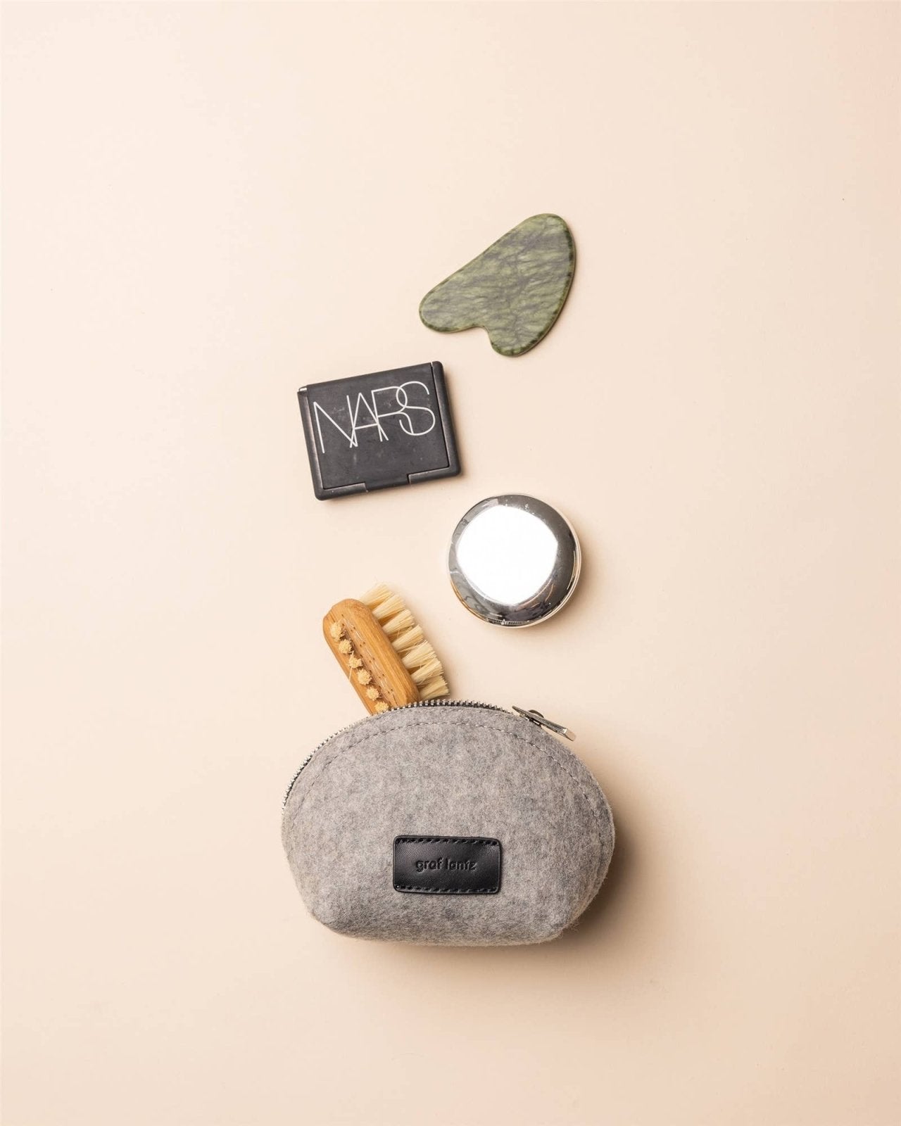 Graf Lantz · Pochi Merino Wool Small Pouch | Granite | socius design in Rochester, MN