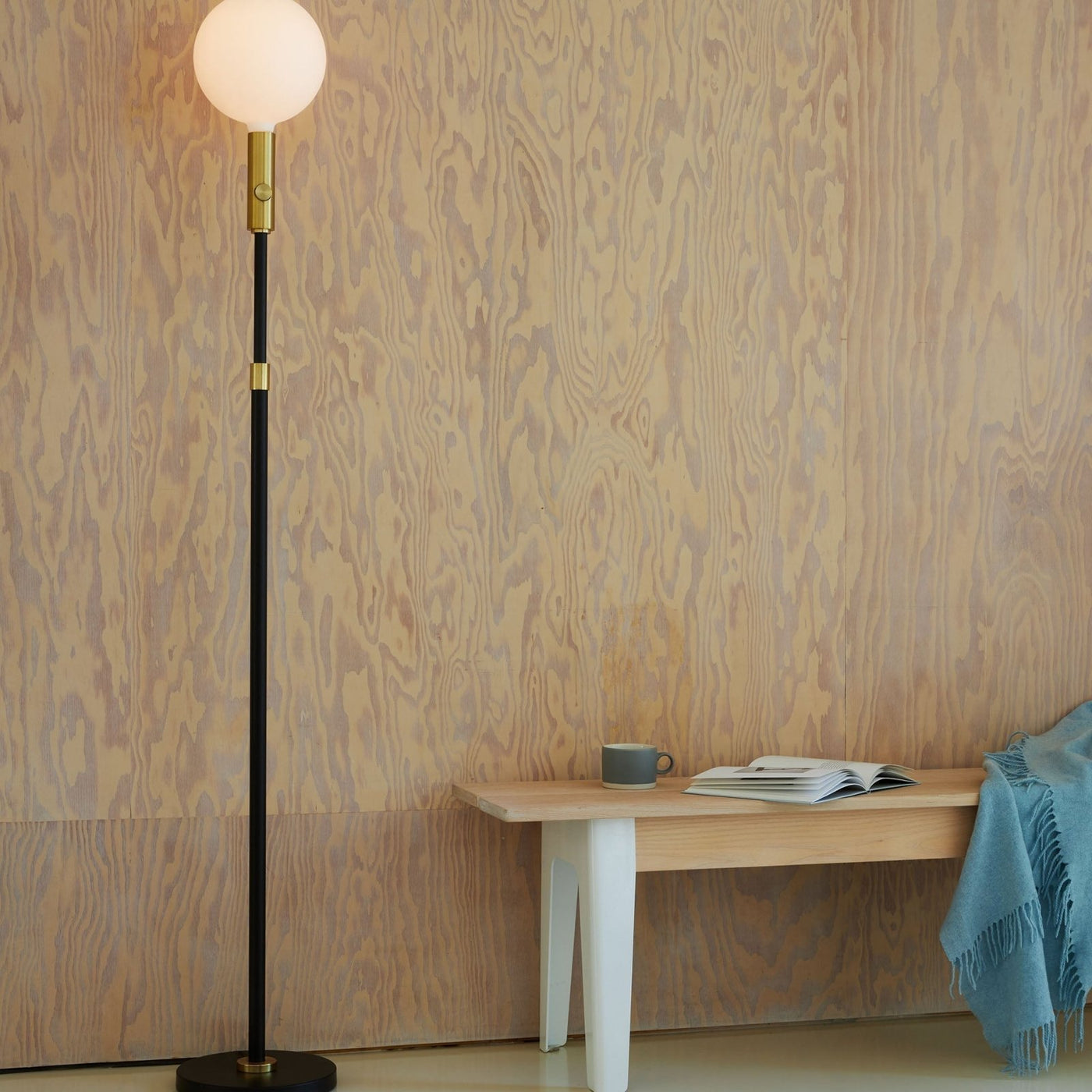 Tala US · Poise Adjustable Floor Lamp in Brass + Sphere V | socius design in Rochester, MN
