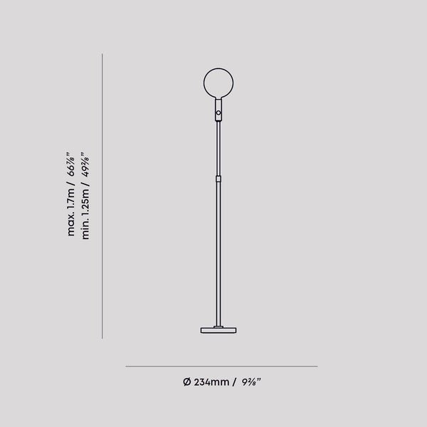 Tala US · Poise Adjustable Floor Lamp in Graphite | socius design in Rochester, MN