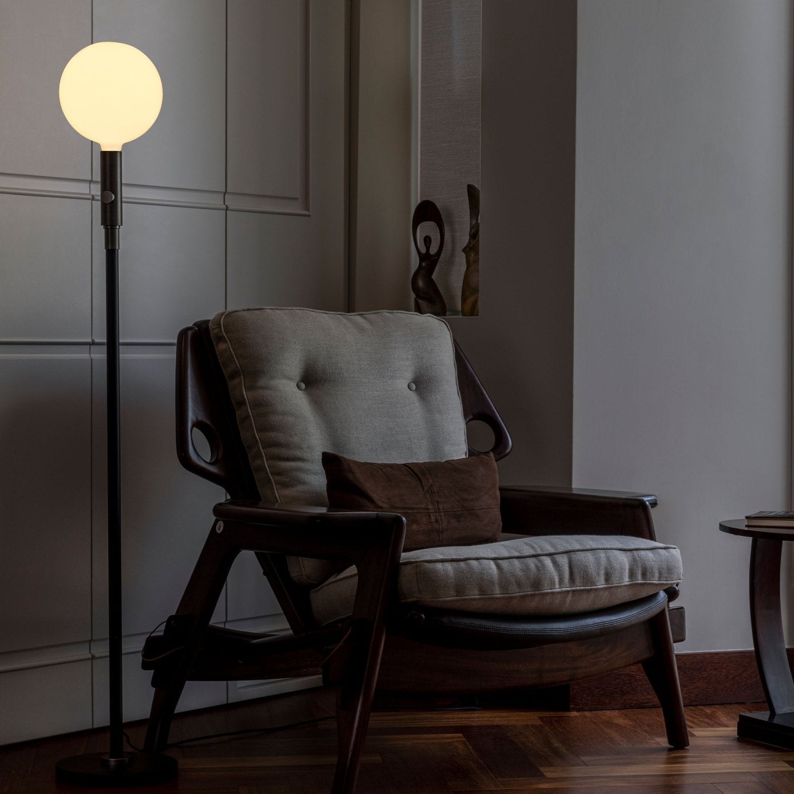 Tala US · Poise Adjustable Floor Lamp in Graphite + Sphere V | socius design in Rochester, MN