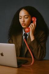 POP Phone in use