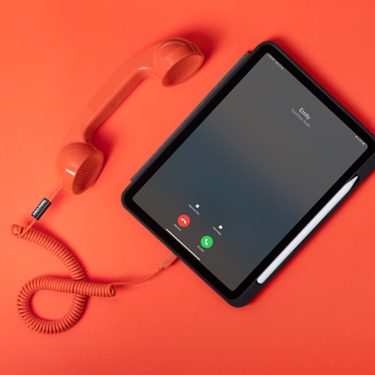 POP Phone in Alarm Red