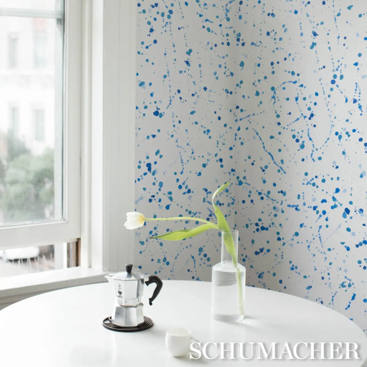 Schumacher · Porter Teleo · Ink Splash Wallpaper Roll (10 yds) | socius design in Rochester, MN