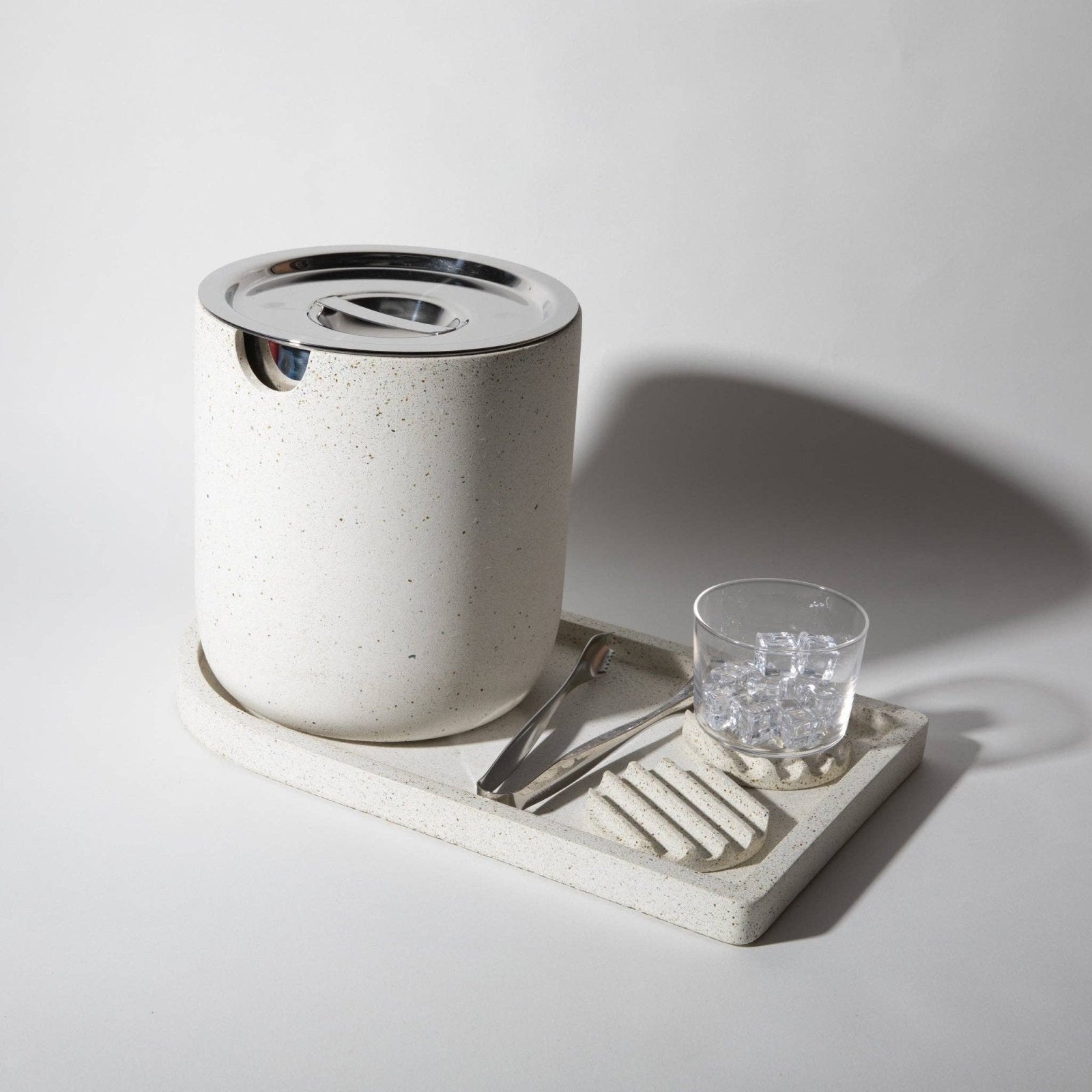 pretti.cool · pretti.cool - Ice Bucket Tray | White Terrazzo | socius design in Rochester, MN