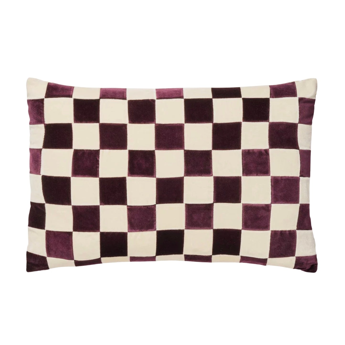 Christina Lundsteen · Quinn Cushion in Dusty White - Aubergine | socius design in Rochester, MN