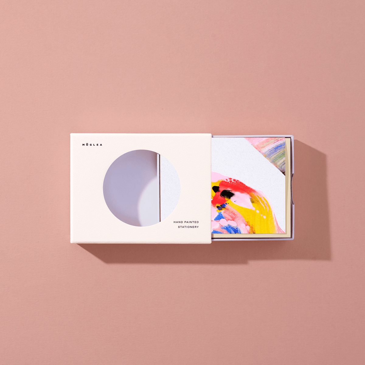 Moglea · Rainbow Swirl Stationery Set · Boxed Set of Six | socius design in Rochester, MN