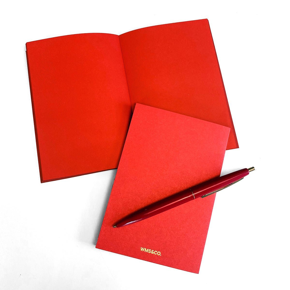 Wms&Co. · Red Jotters with Gold Edges (set of 2) | socius design in Rochester, MN