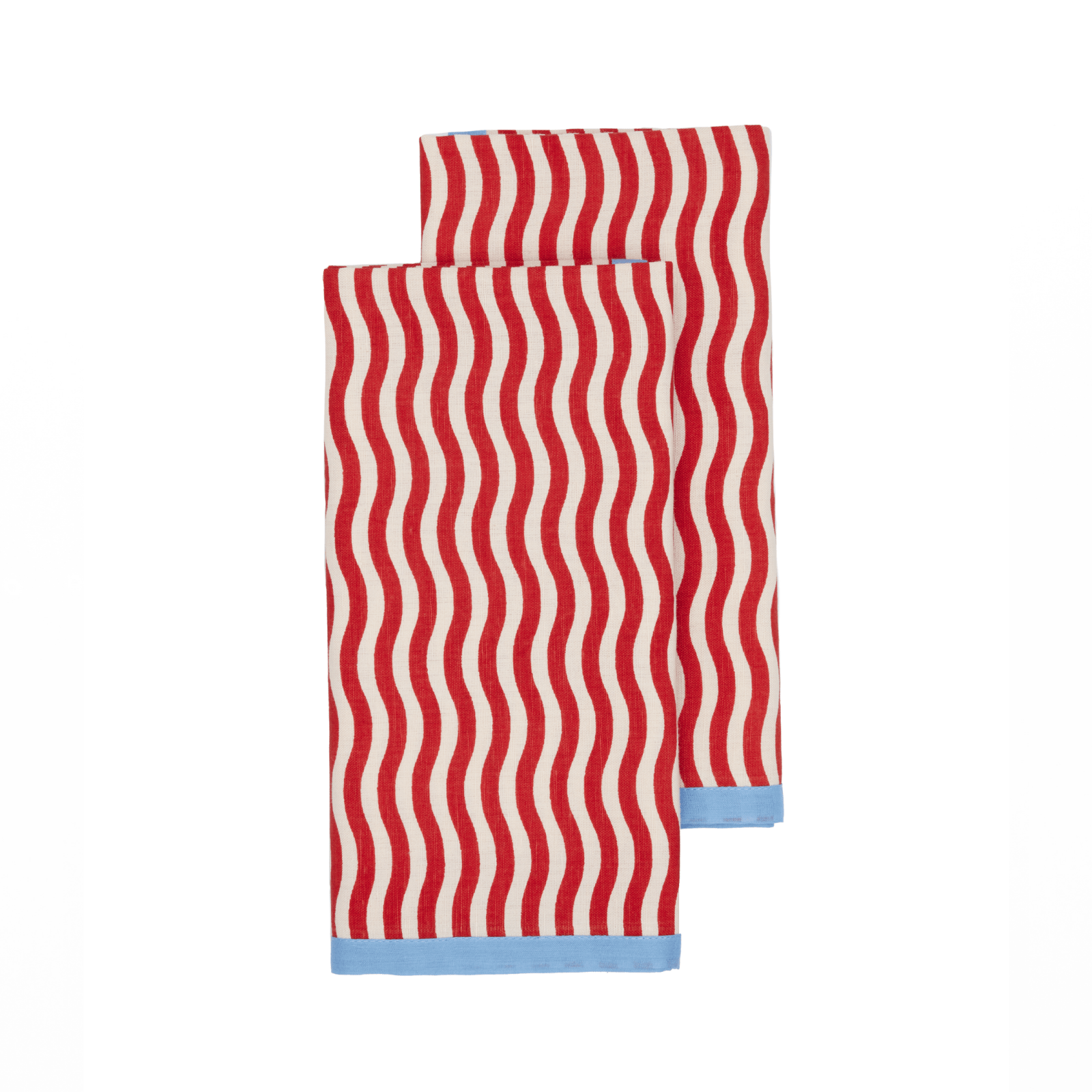 Block Shop · Red Wiggle Stripe Napkin | socius design in Rochester, MN