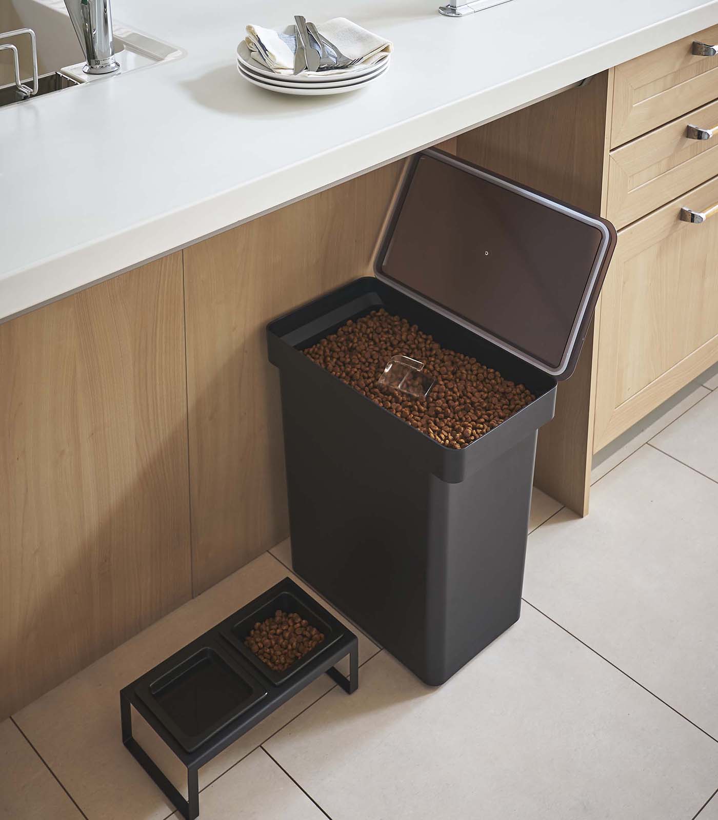 Yamazaki Home · Rolling Airtight Pet Food Container (25 lbs.) | socius design in Rochester, MN