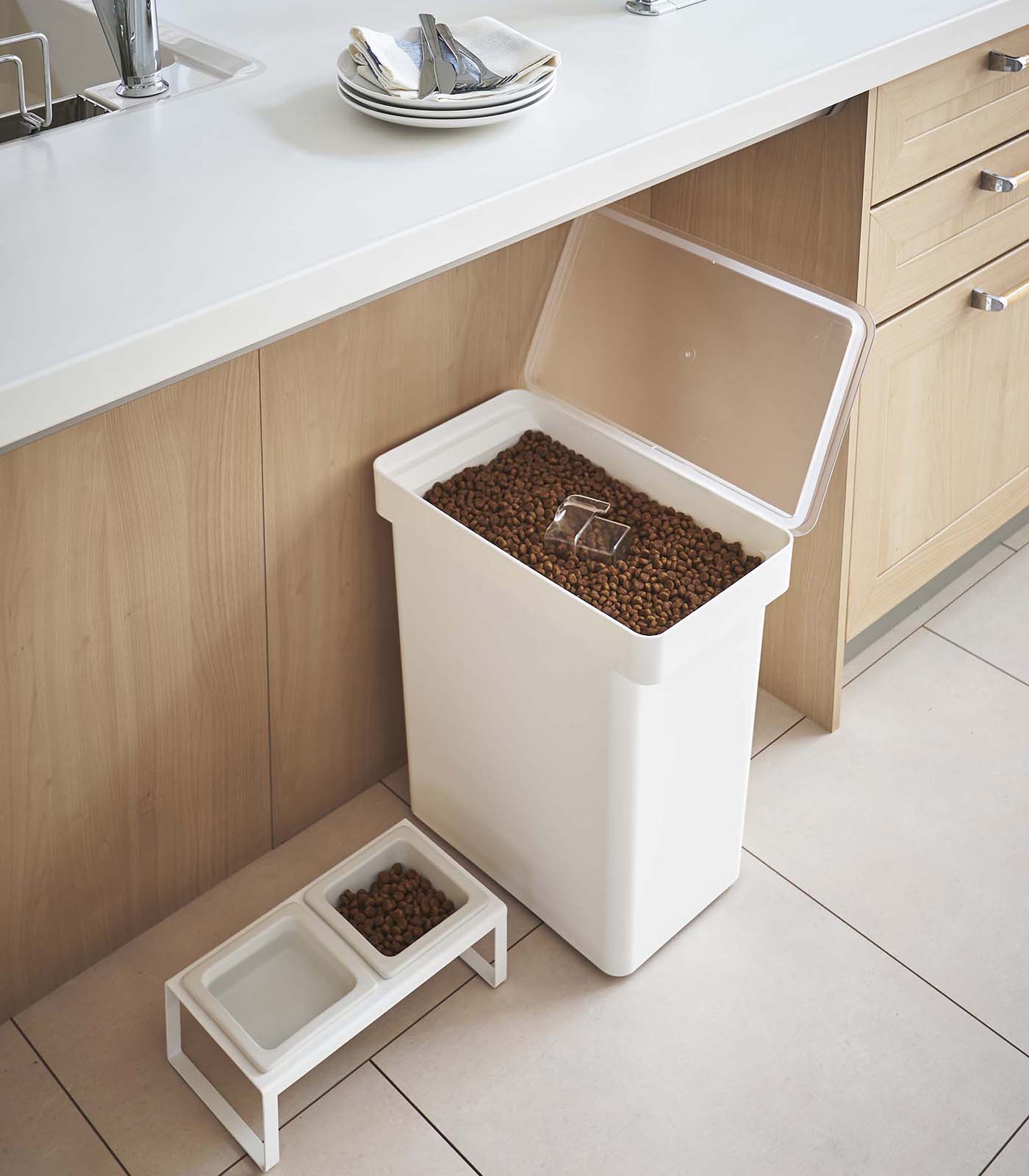Yamazaki Home · Rolling Airtight Pet Food Container (25 lbs.) | socius design in Rochester, MN