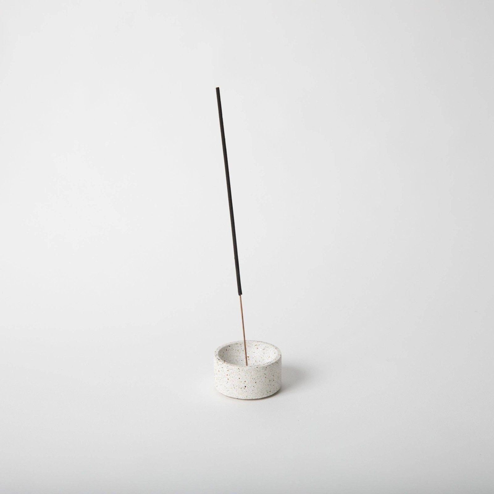 pretti.cool · Round Incense Holder | Black Terrazzo | socius design in Rochester, MN