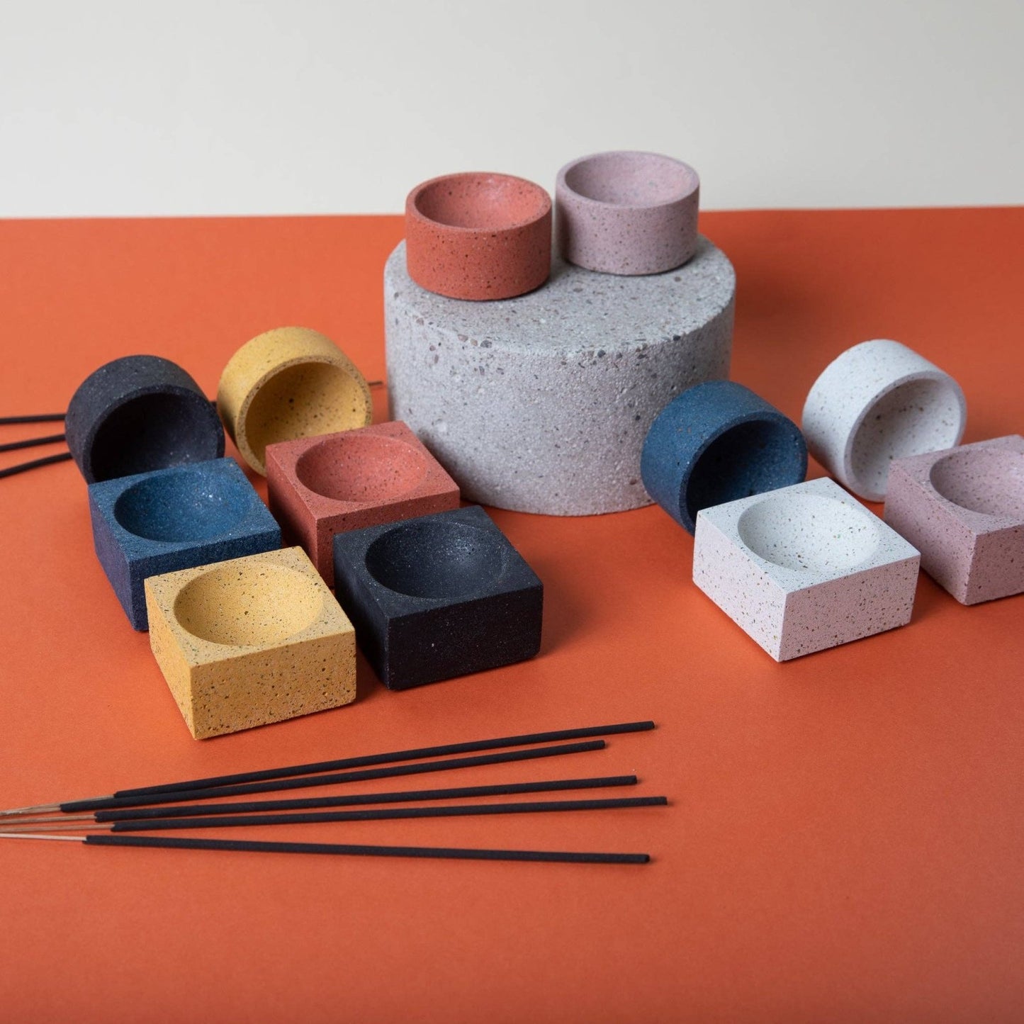 pretti.cool · Round Incense Holder | Natural Terrazzo | socius design in Rochester, MN