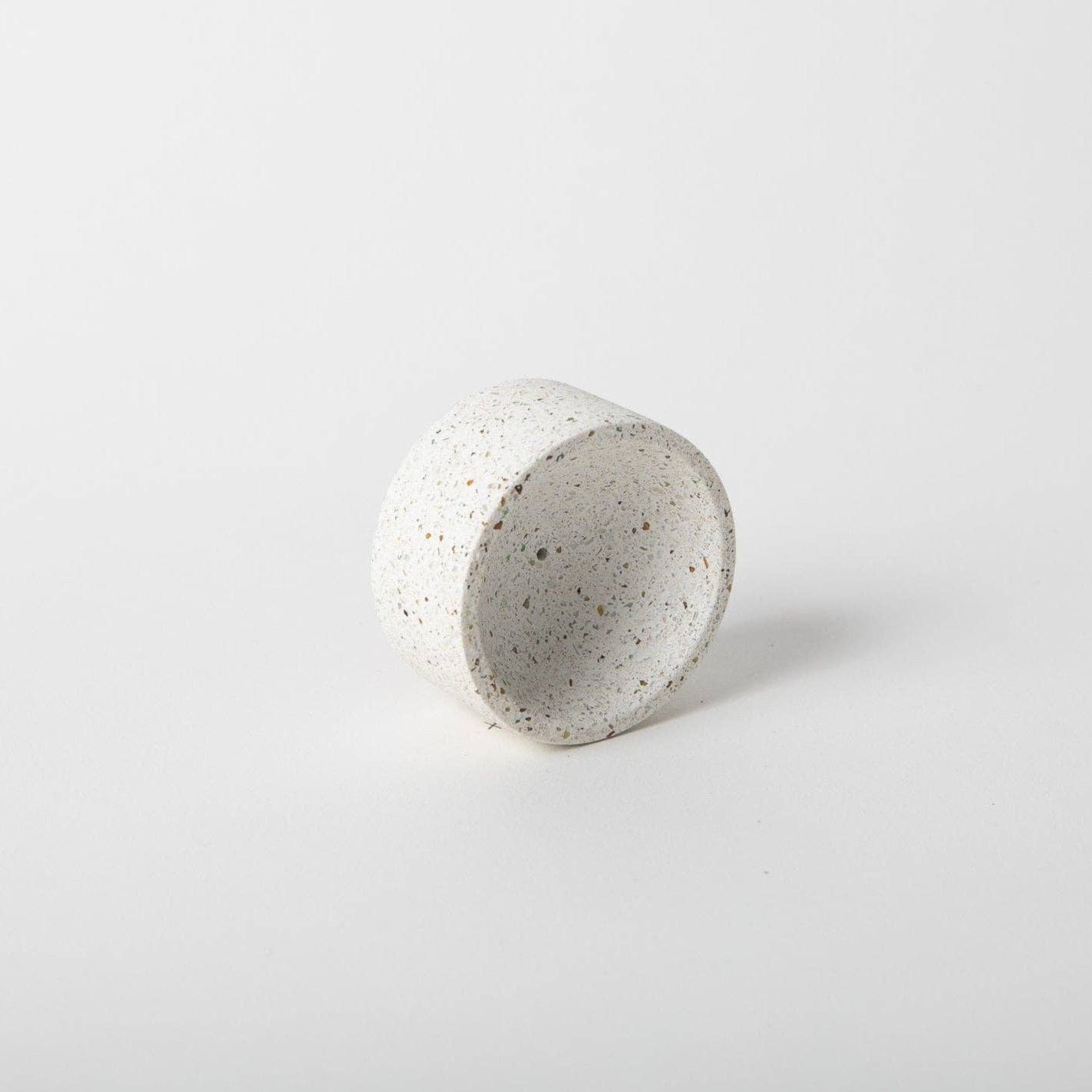 pretti.cool · Round Incense Holder | White Terrazzo | socius design in Rochester, MN
