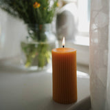 Slow Burn · Salt (Sml) - Pure Beeswax Pillar Candle | socius design in Rochester, MN
