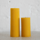 Slow Burn · Salt (Sml) - Pure Beeswax Pillar Candle | socius design in Rochester, MN
