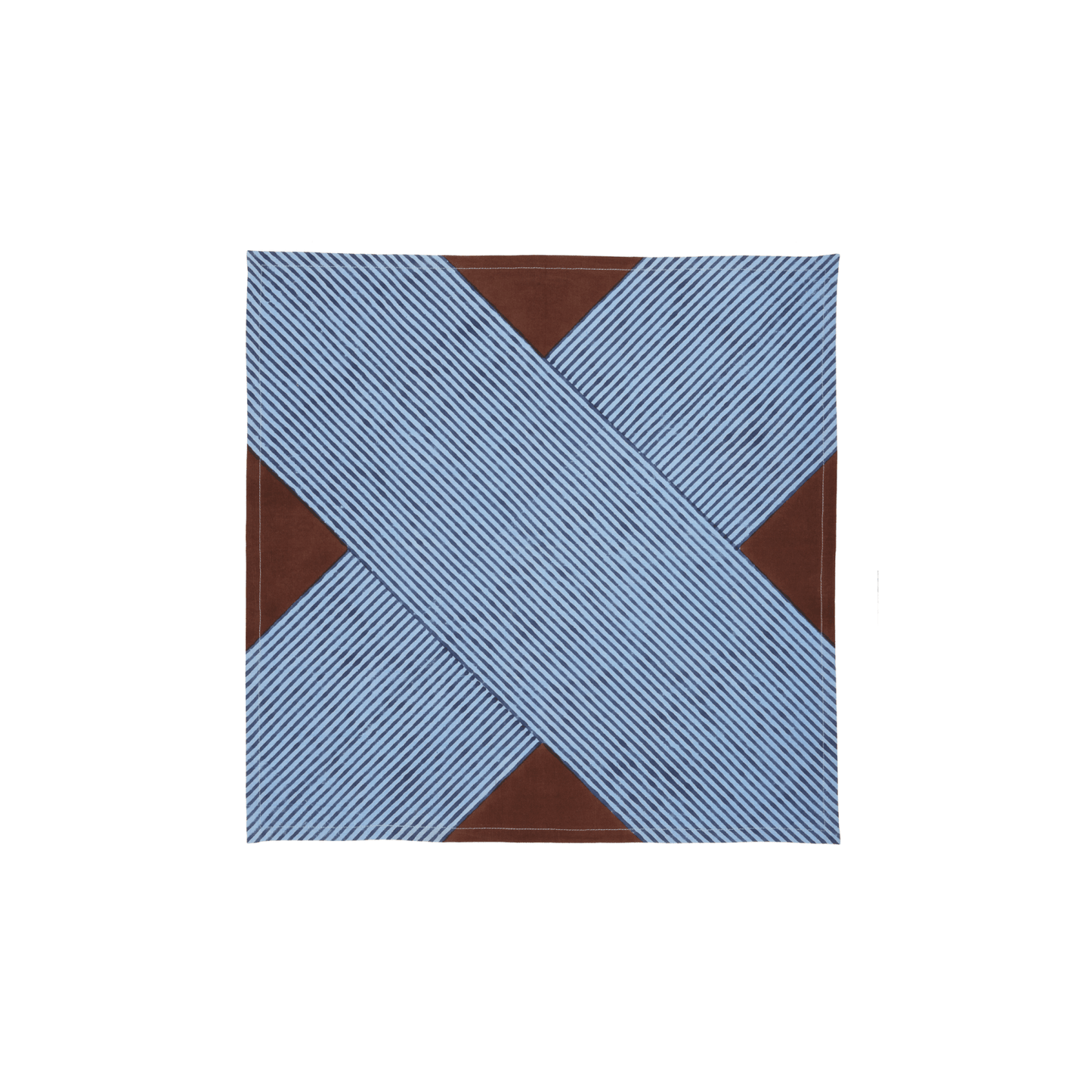 Block Shop · Sapphire Crosshatch Napkin | socius design in Rochester, MN