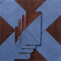 Block Shop · Sapphire Crosshatch Napkin | socius design in Rochester, MN