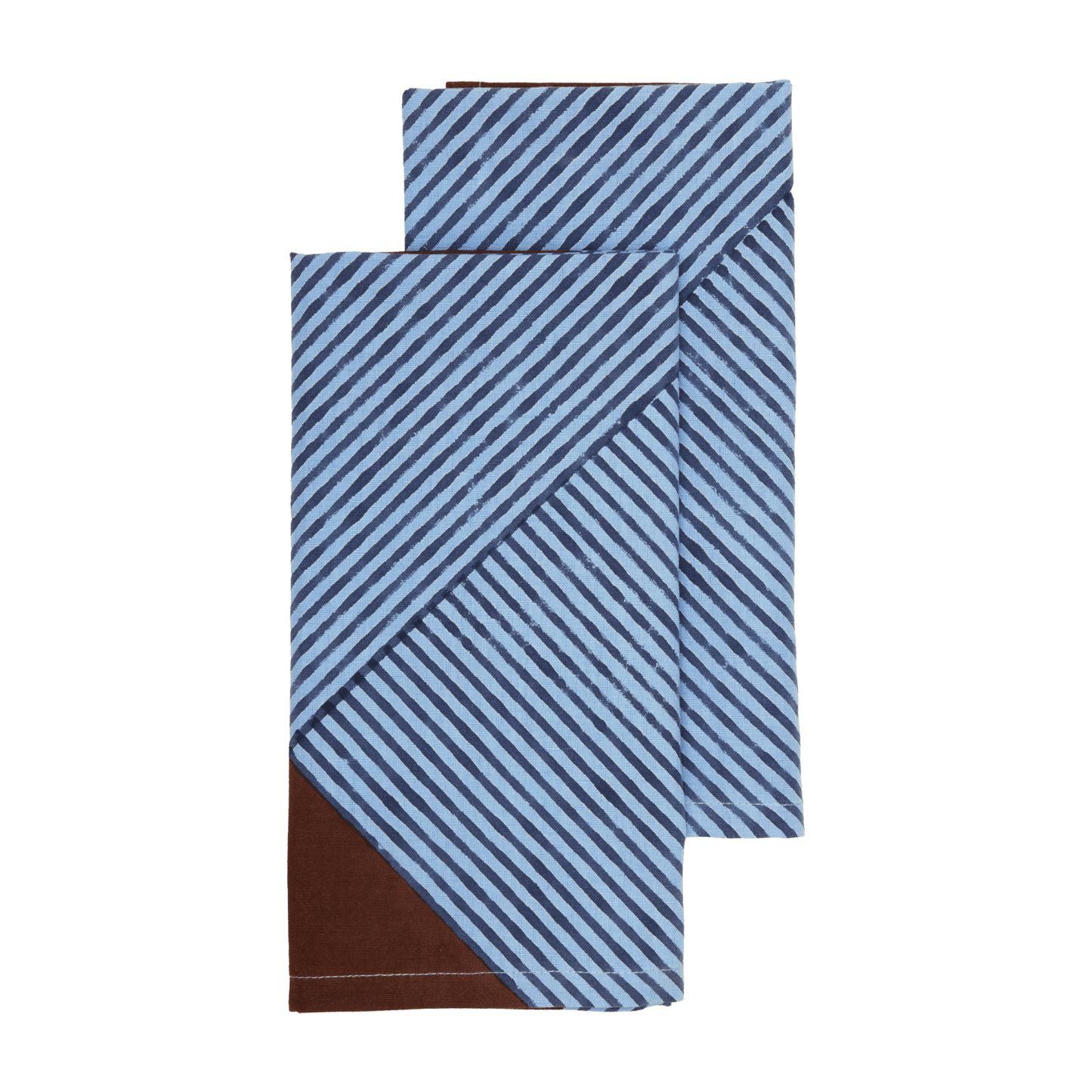 Block Shop · Sapphire Crosshatch Napkin | socius design in Rochester, MN