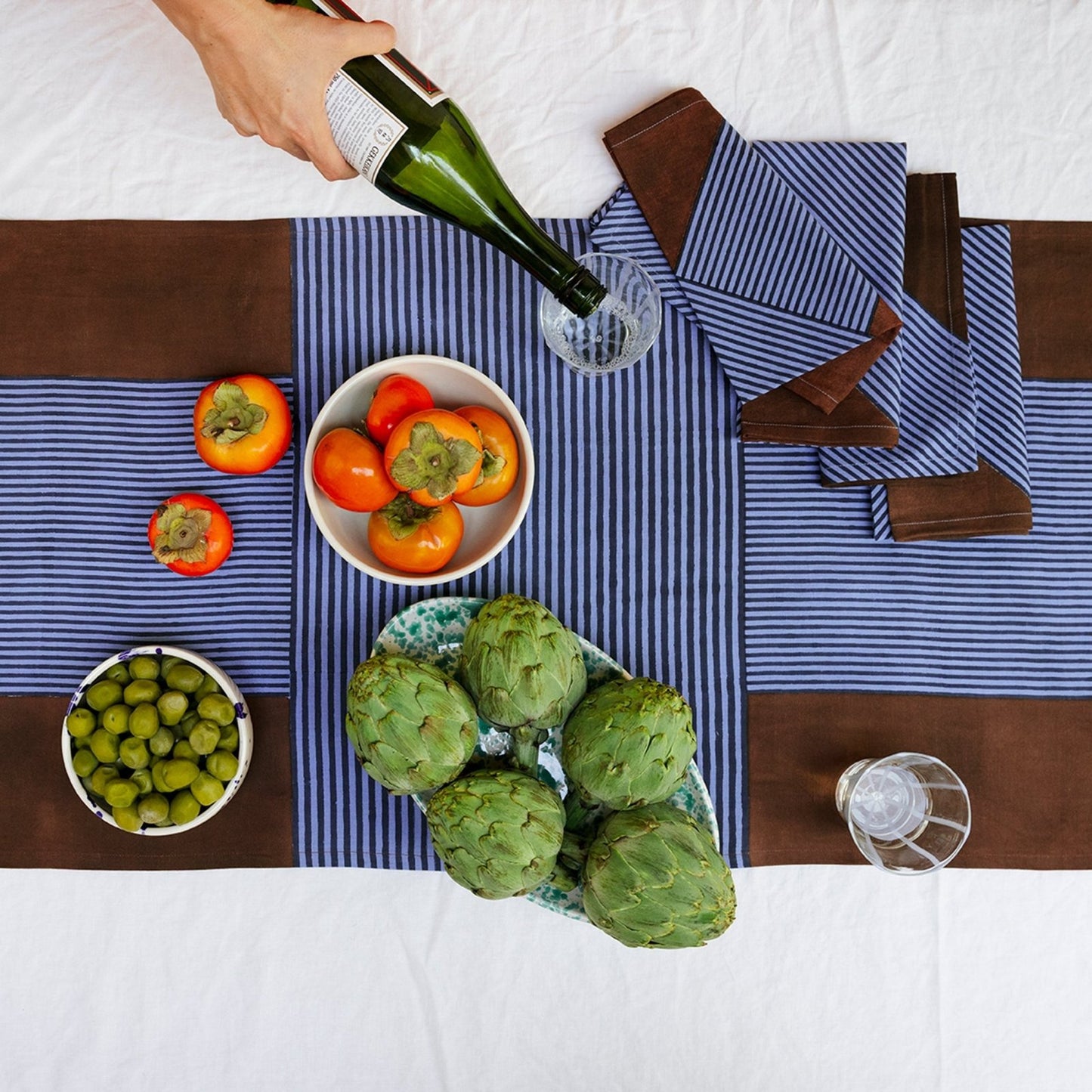 Block Shop · Sapphire Crosshatch Runner | socius design in Rochester, MN