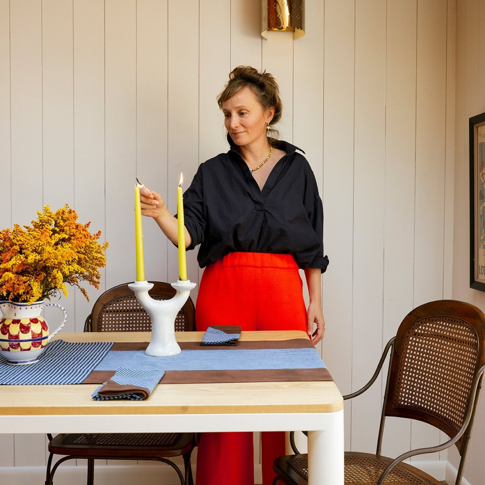 Block Shop · Sapphire Crosshatch Runner | socius design in Rochester, MN