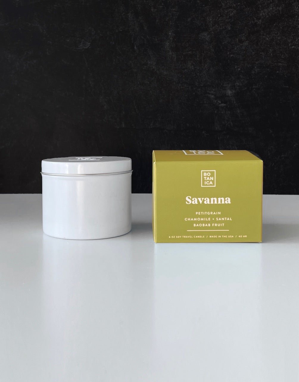 BOTANICA · Savanna Travel Tin Candle | socius design in Rochester, MN