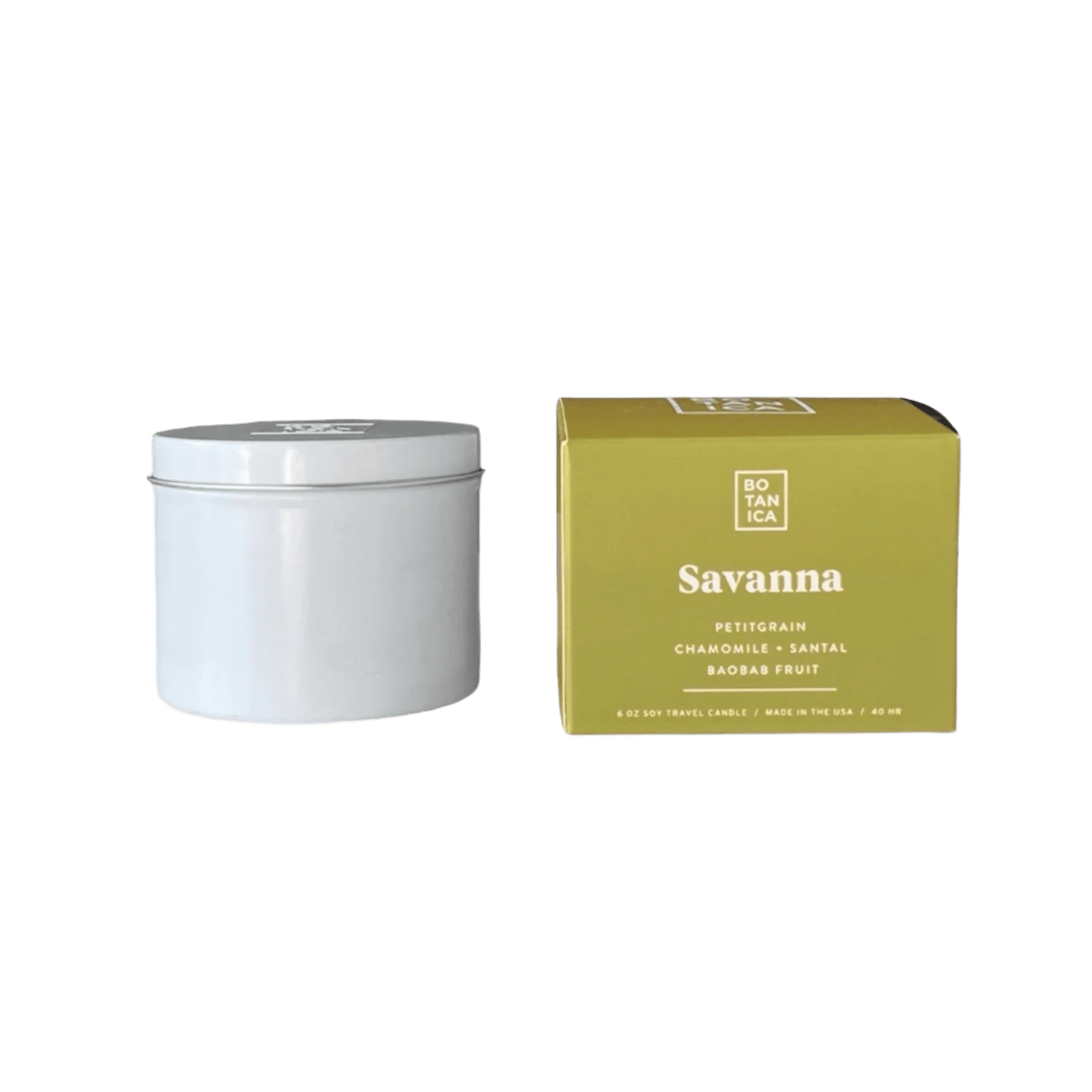 BOTANICA · Savanna Travel Tin Candle | socius design in Rochester, MN