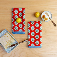 Block Shop · Scarlet Tiger Lily Napkin | socius design in Rochester, MN