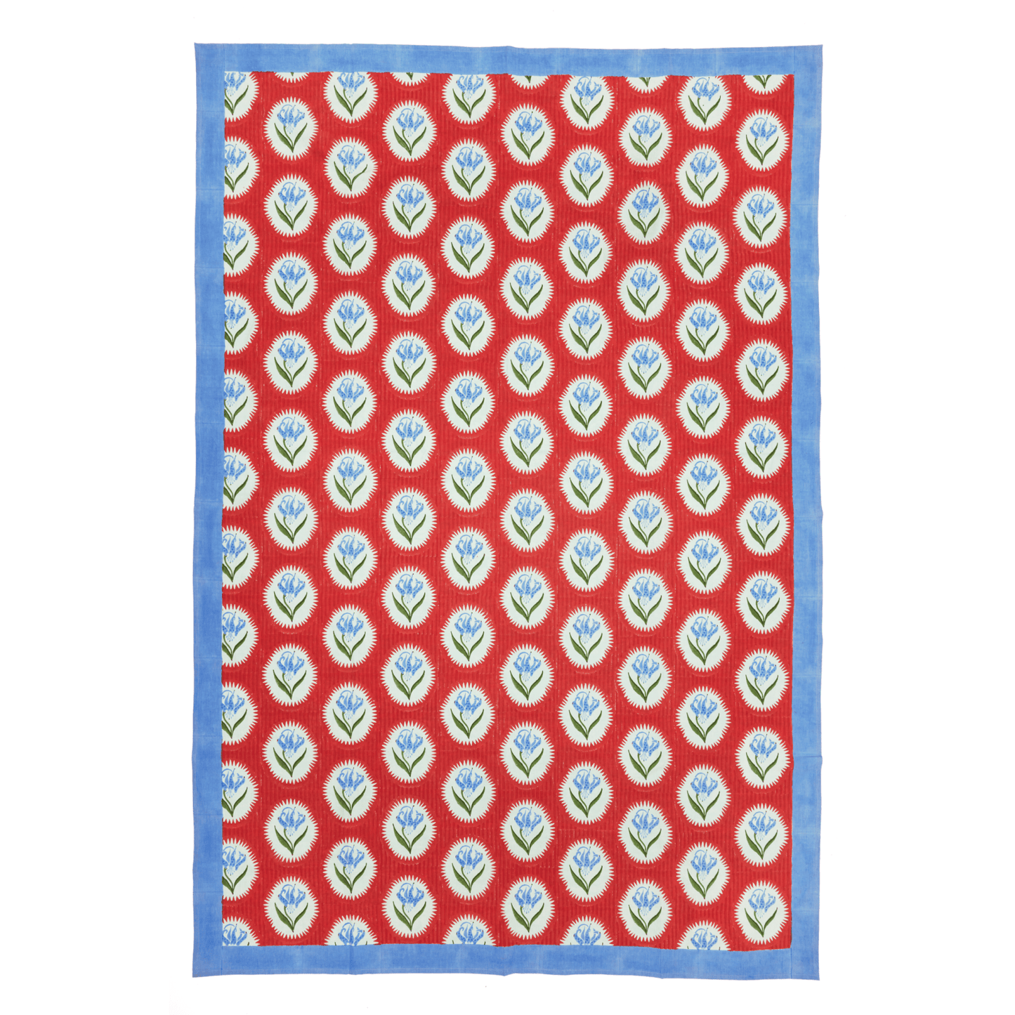 Block Shop · Scarlet Tiger Lily Tablecloth | socius design in Rochester, MN