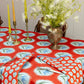 Block Shop · Scarlet Tiger Lily Tablecloth | socius design in Rochester, MN