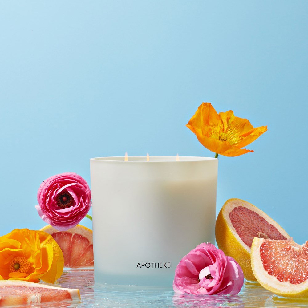APOTHEKE · Sea Salt Grapefruit 3-Wick Candle | socius design in Rochester, MN