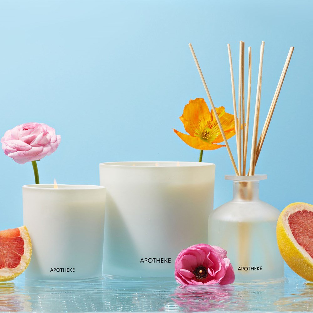 APOTHEKE · Sea Salt Grapefruit 3-Wick Candle | socius design in Rochester, MN
