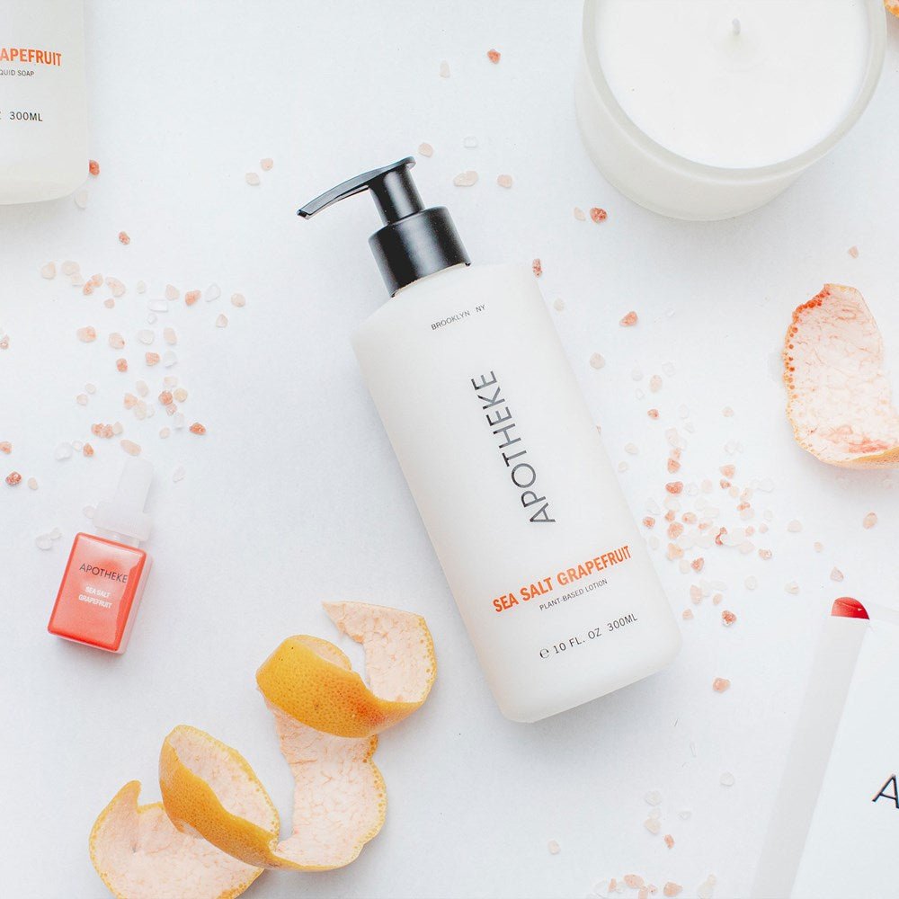 APOTHEKE · Sea Salt Grapefruit Lotion | socius design in Rochester, MN