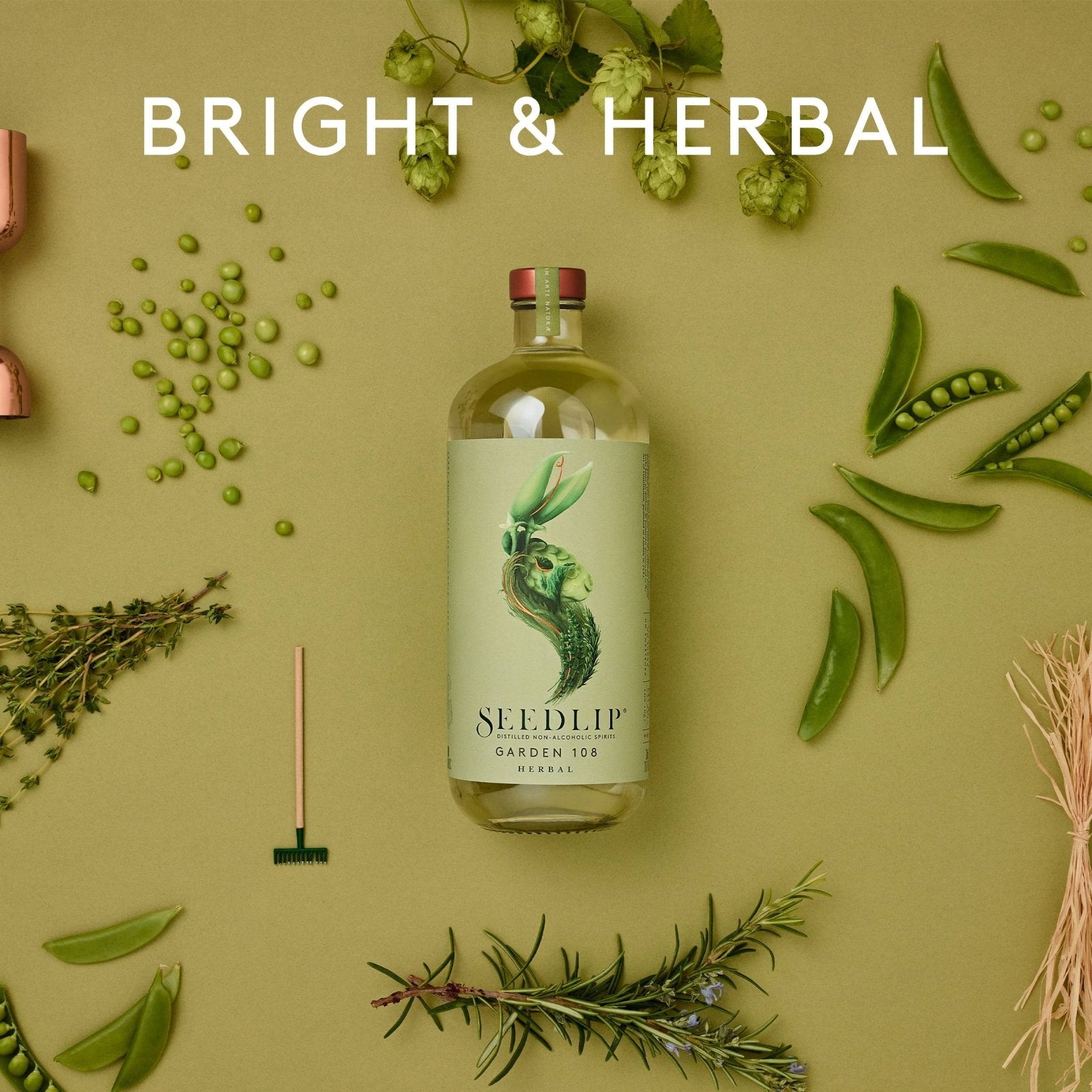 Seedlip · Seedlip Garden 108 · Non - Alcoholic Spirits | socius design in Rochester, MN
