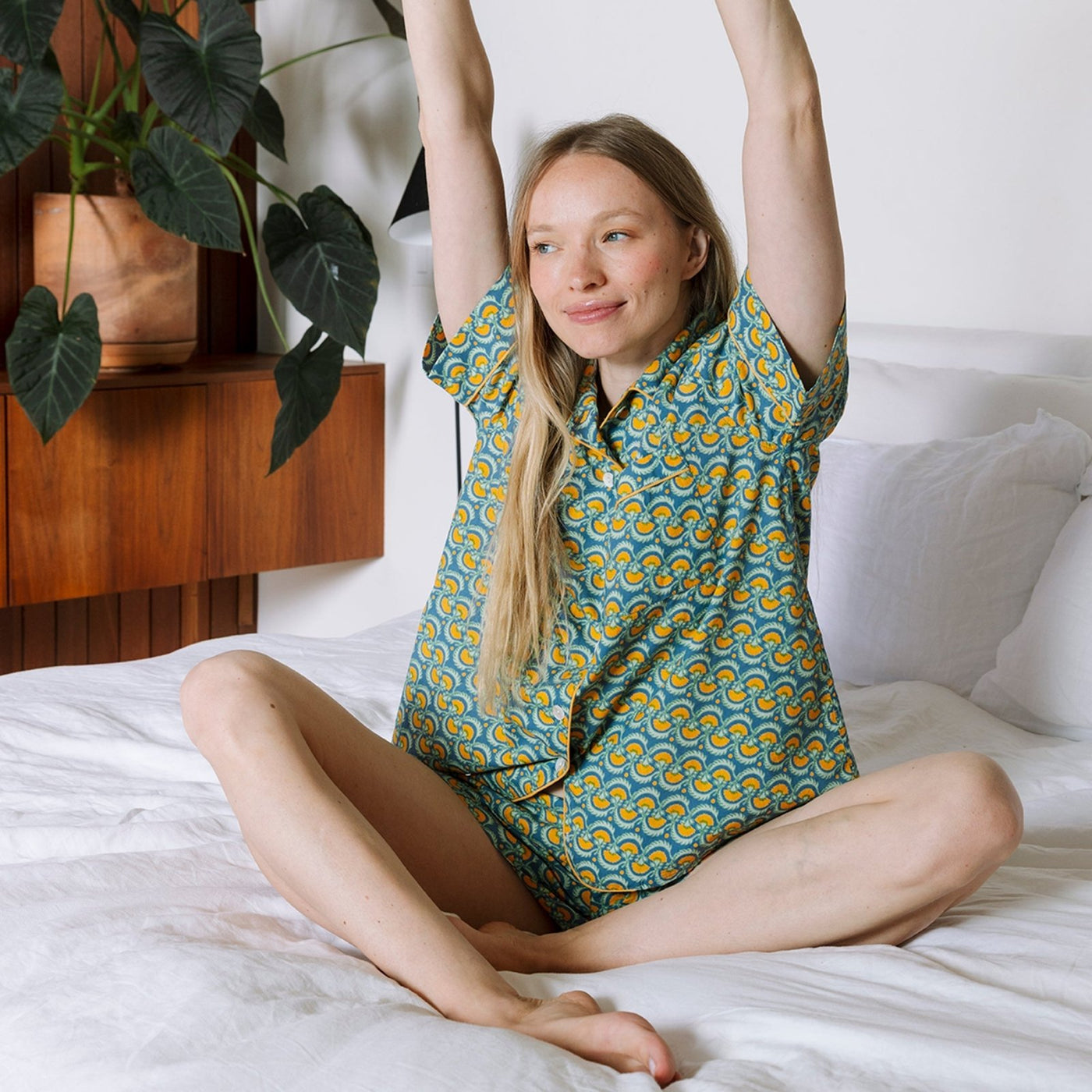 Block Shop · Short Pajama Set | Marigold | socius design in Rochester, MN