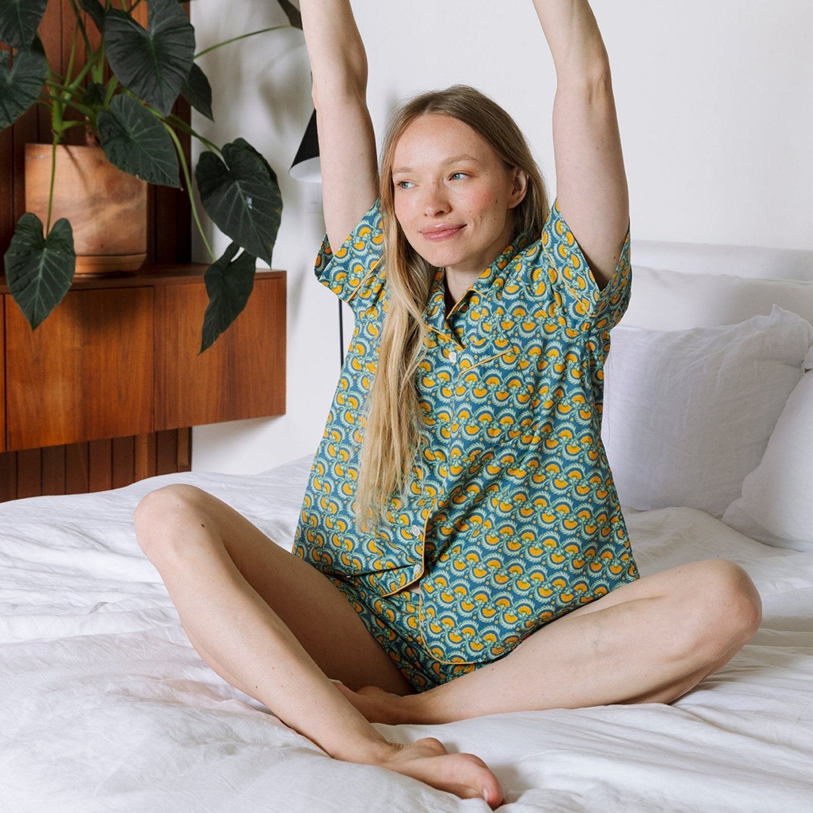 Block Shop · Short Pajama Set | Marigold | socius design in Rochester, MN